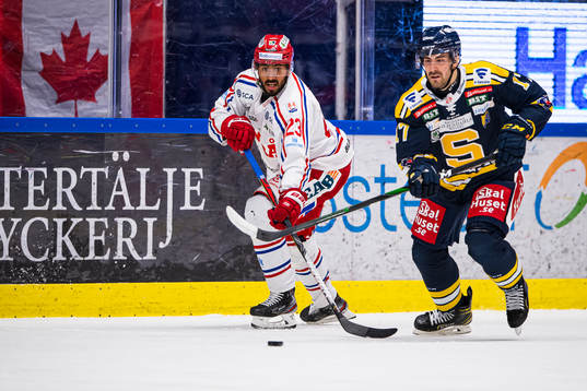 Timrås Jeremy Boyce-Rotevall och Södertäljes Evan