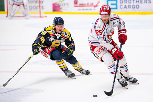 Timrås Jonathan Carlsson och Södertäljes Simon Andersson