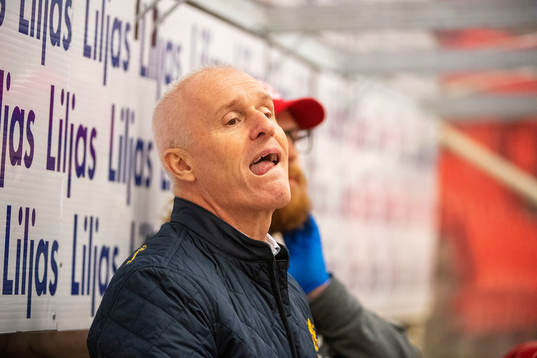 Trojas tränare Roger Forsberg