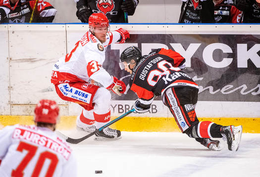 Nybros Eric Gustafsson och Trojas Daniel Karlsson Thörnros