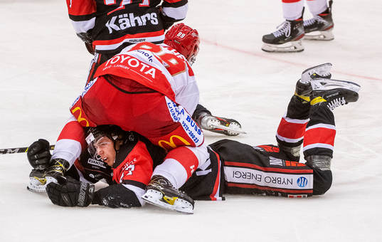 Nybros Otto Henell och Trojas Tim Bothén