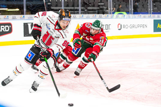 Örebros Mathias Bromé och Frölundas Stefan Elliot