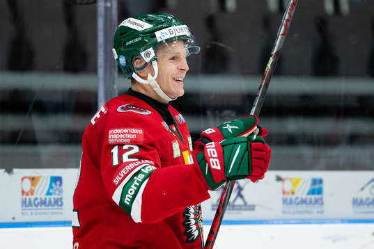 Frölundas Max Friberg jublar