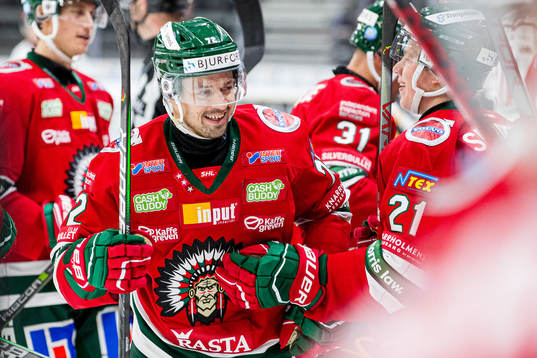 Frölundas Patrik Carlsson jublar