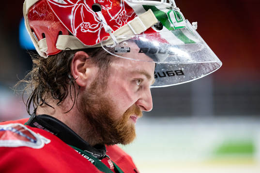 Frölundas målvakt Niklas Rubin