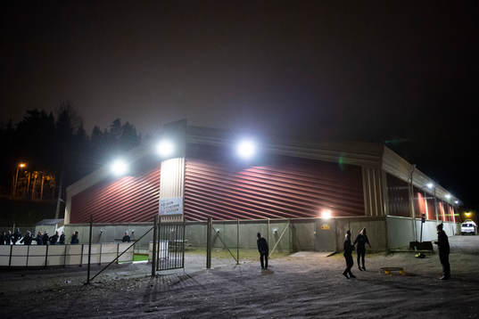 Exteriör av Modohallen