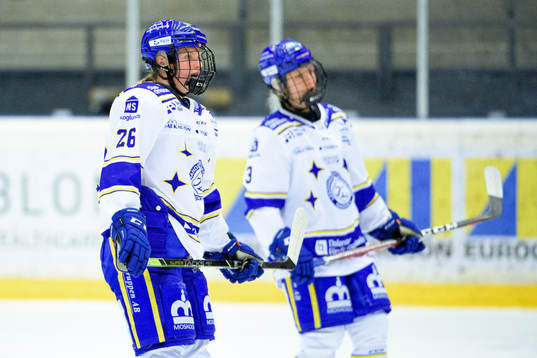 Leksands Tuva Kandell  och Elin Lundberg deppar