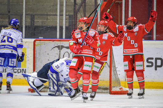 Modos Daniela Pejsova , Lina Ljungbom och Jaycee Magwood