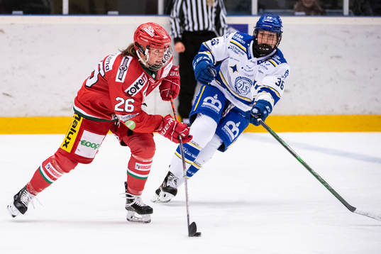 Modos Marion Allemoz och Leksands Andrine Furulund