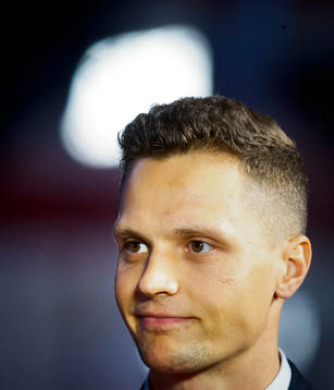 Örebros Kristian Näkyvä blir intervjuad av Cmore