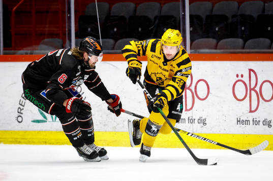Örebros Stefan Warg och Skellefteås Oskar Nilsson