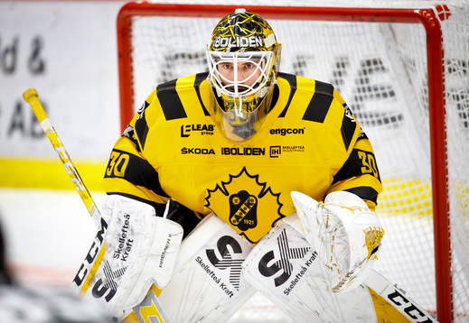 Skellefteås målvakt Gustaf Lindvall
