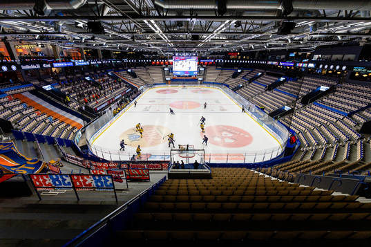 Interör vy från Vida arena