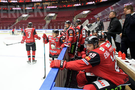 Malmö Redhawks Jan-Mikael Järvinen, Christoffer Forsberg