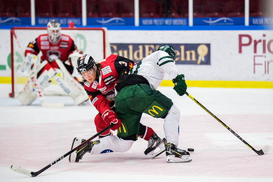 Malmö Redhawks Malte Setkov och Färjestads Olle Lycksell