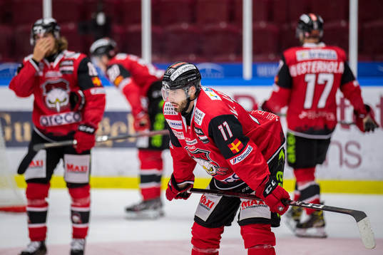 Malmö Redhawks Markus Lauridsen deppar