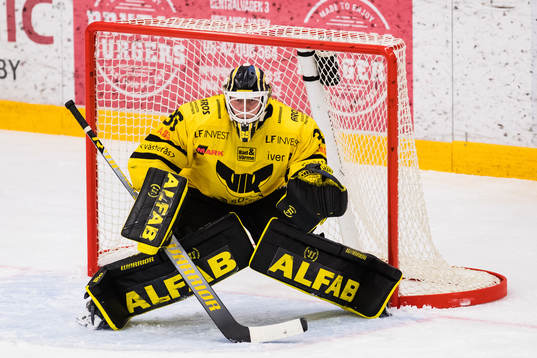 Västerås målvakt Emil Kruse