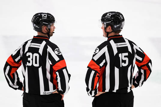 Domare Hampus Springare och Petter Norman