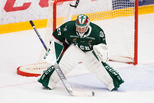 Väsbys målvakt Henrik Lundberg