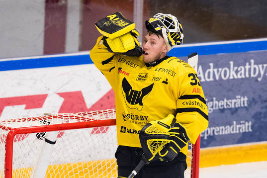 Västerås målvakt Emil Kruse