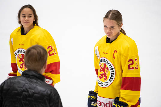 Smålands Hanna Gannerud och Mira Jungåker