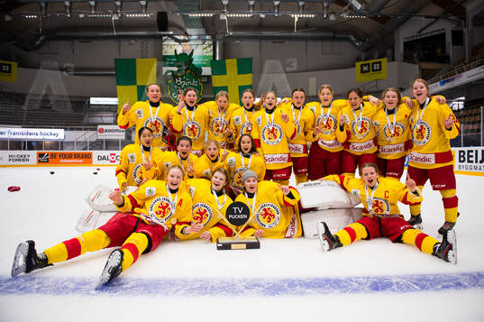 Smålands spelare jublar