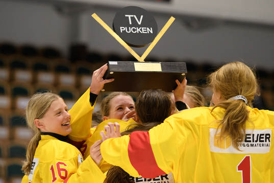 Smålands spelare jublar eter pokalen