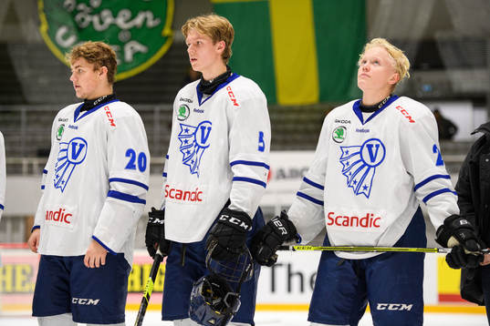 Västerbottens Tim Johansson, Wilmer Lindfors och Melker