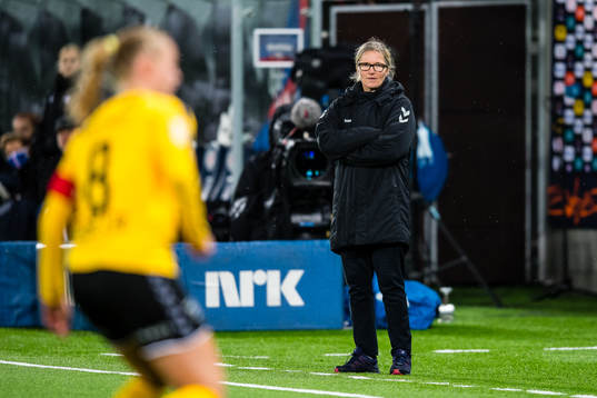 Hege Riise, head coach of LSK Kvinner, 