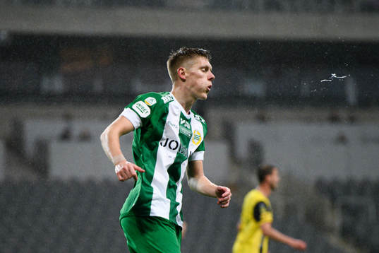 Hammarbys Aron Johansson deppar