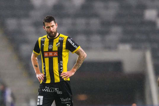 Häckens Joona Toivio deppar