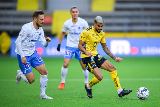 IFK Norrköpings Linus Wahlqvist och Elfsborgs Rami Kaib