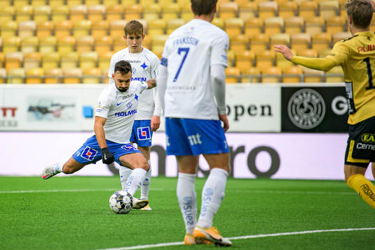 IFK Norrköpings Sead Haksabanovic gör 0-1