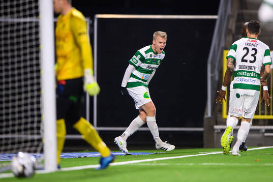 Västerås Simon Johansson jublar