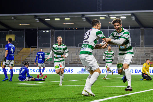 Västerås Justin Salmon jublar
