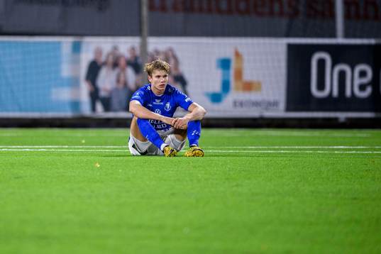 Trelleborgs Niklas Vesterlund deppar