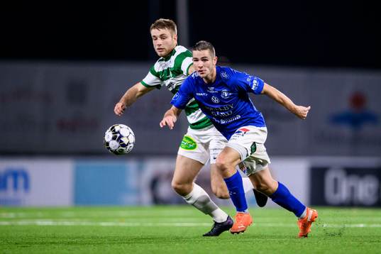 Västerås Michael Jahn och Trelleborgs Oscar Johansson