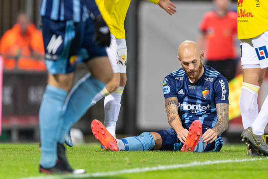 Djurgårdens Magnus Eriksson deppar