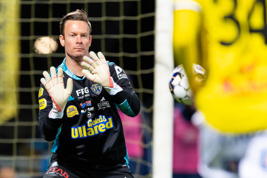 Falkenbergs målvakt Viktor Noring