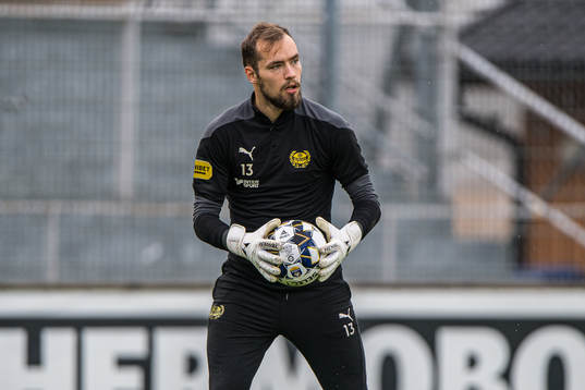 Mjällbys målvakt Carl-Johan Eriksson