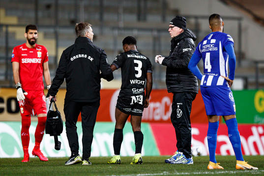 Örebros Kevin Wright har ont