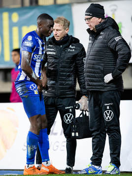 IFK Göteborg Yahya Kalley utgår med skada