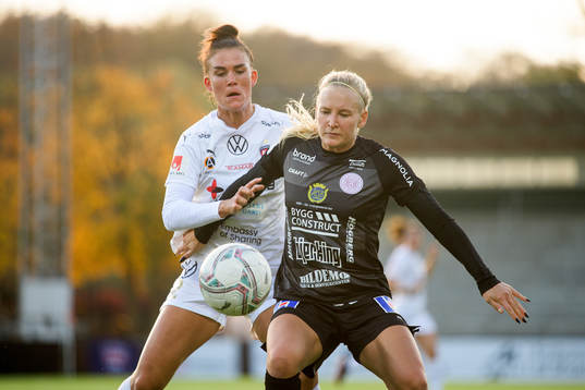 Rosengårds Katrine Veje och Uppsalas Cassandra Korhonen