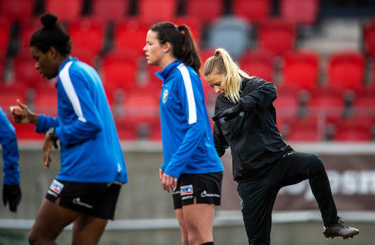 under fotbollsmatchen i Damallsvenskan mellan Växjö och