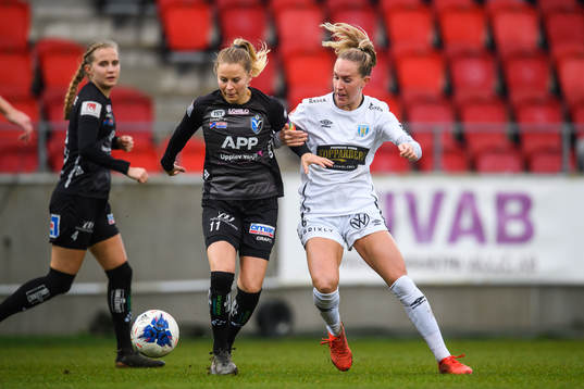 Växjös Emmi Alanen och Göteborgs Julia Roddar