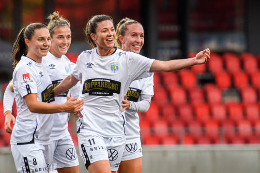 Göteborgs Pauline Hammarlund jublar