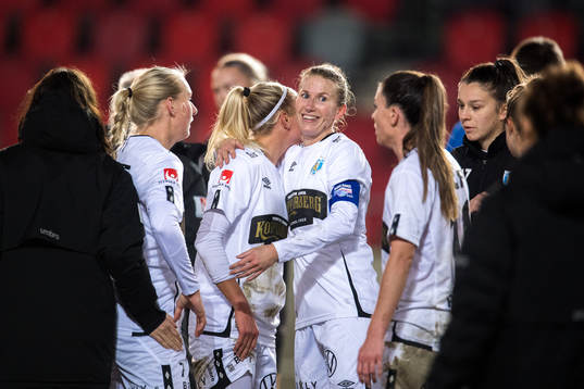 Göteborgs spelare jublar