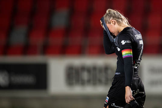 Växjös Amanda Johnsson Haahr deppar