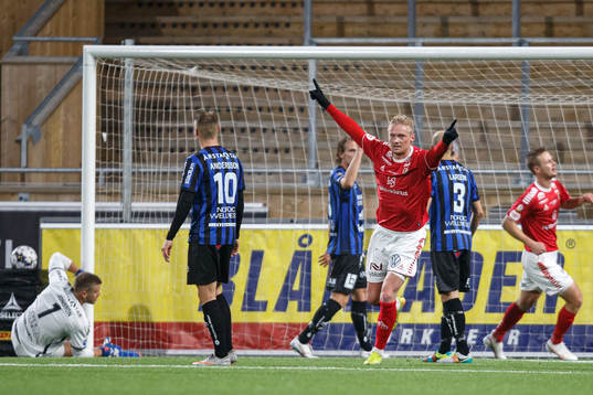 Kalmars Geir André Herrem jublar