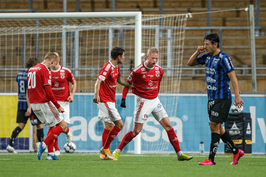 Kalmars Geir André Herrem jublar